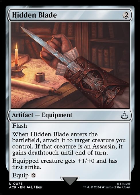 Hidden Blade, an Equipment from Magic: The Gathering | Assassin's Creed.