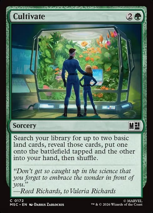 Cultivate, Sorcery from Marvel Super Heroes Commander.