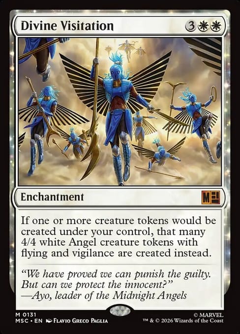 Divine Visitation, Enchantment from Marvel Super Heroes Commander.