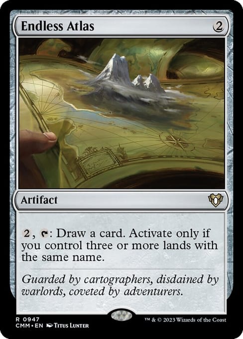 Endless Atlas, Artifact from Commander Masters.