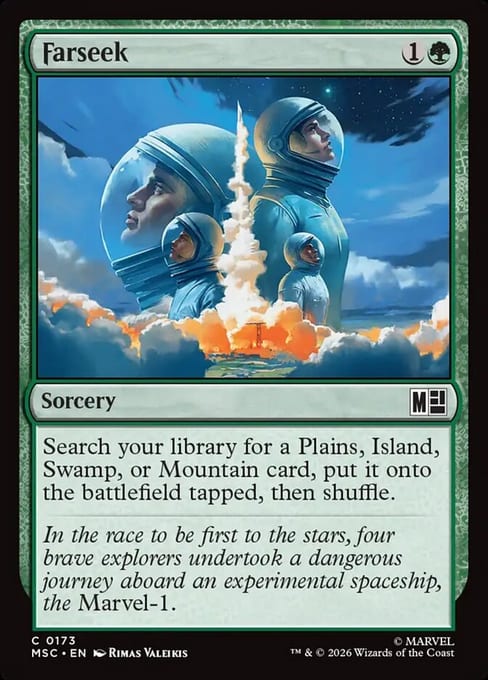 Farseek, Sorcery from Marvel Super Heroes Commander.
