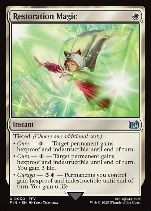 Restoration Magic, a Tiered instant from Magic: The Gathering | FINAL FANTASY.