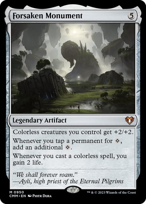 Forsaken Monument, Legendary Artifact from Commander Masters.