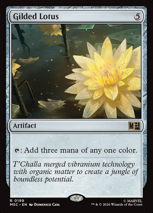 Gilded Lotus, Artifact from Marvel Super Heroes Commander.
