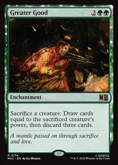 Greater Good, Enchantment from Marvel Super Heroes Commander.