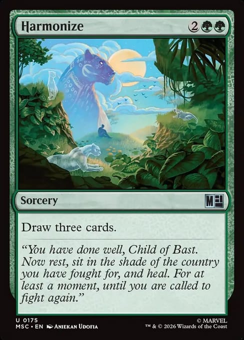 Harmonize, Sorcery from Marvel Super Heroes Commander.
