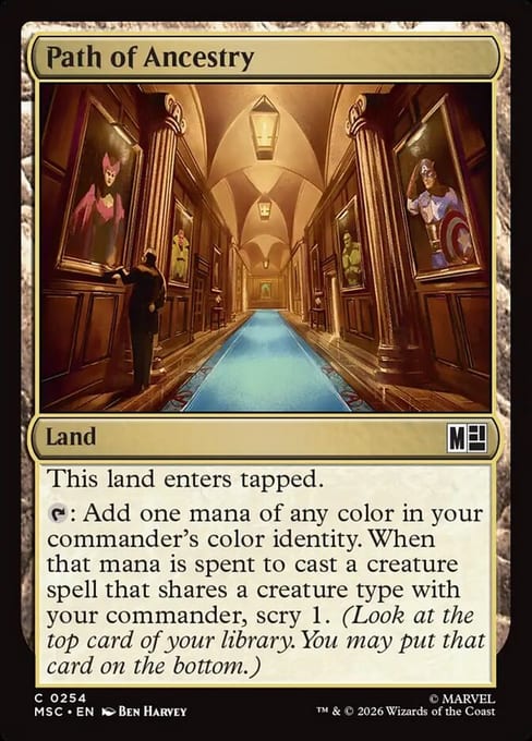 Path of Ancestry, Land from Marvel Super Heroes Commander.