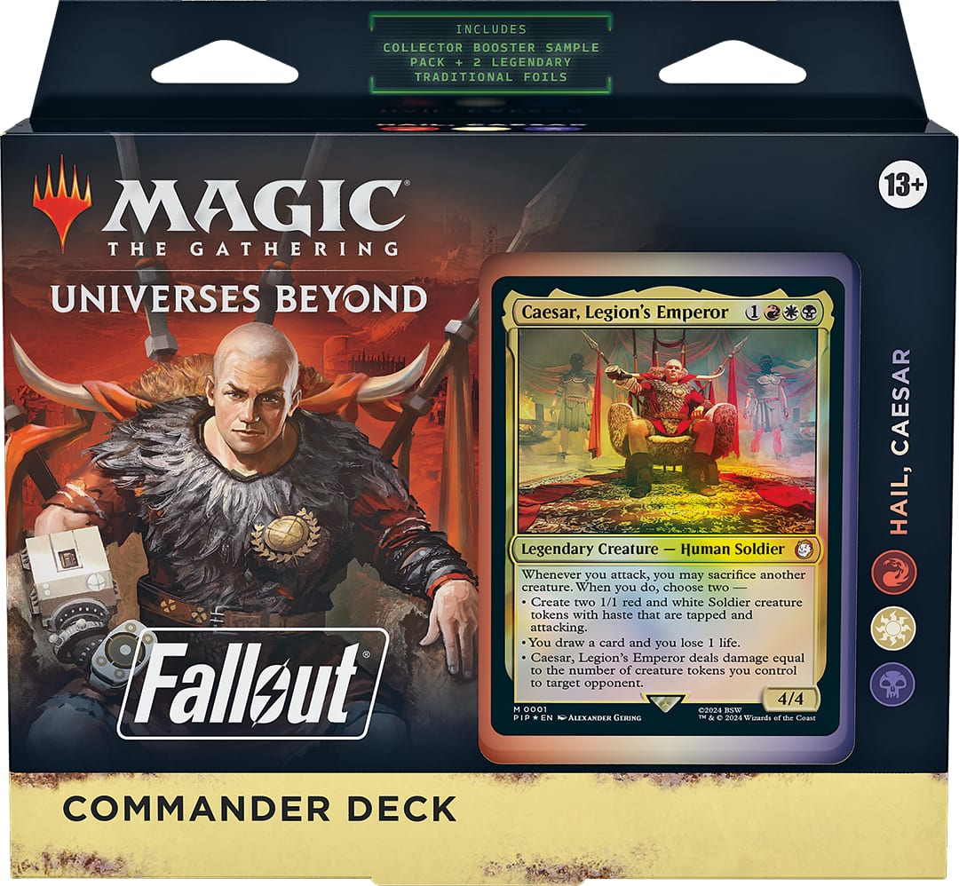 Hail, Caesar Commander deck box for Magic: The Gathering | Fallout.