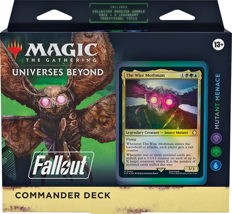 Mutant Menace Commander deck box for Magic: The Gathering | Fallout.
