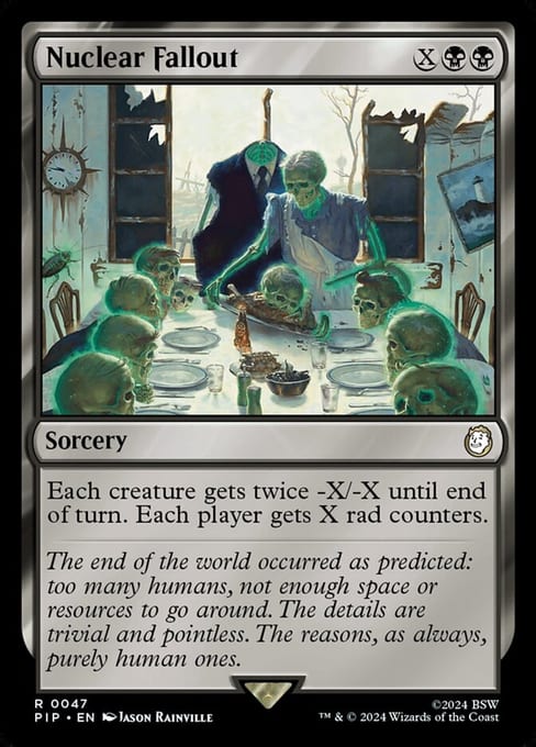 Nuclear Fallout, a sorcery from Magic: The Gathering | Fallout.