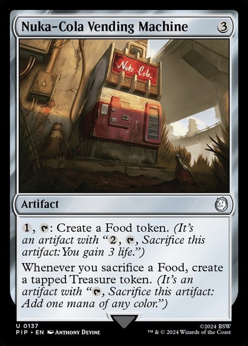 Nuka-Cola Vending Machine, an artifact from Magic: The Gathering | Fallout.
