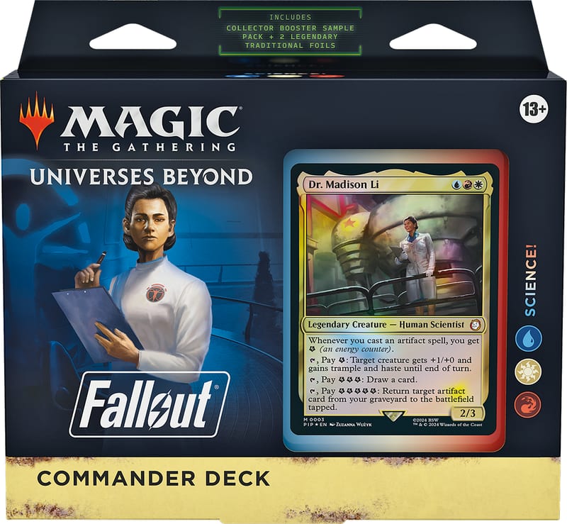 Science! Commander deck box for Magic: The Gathering | Fallout.