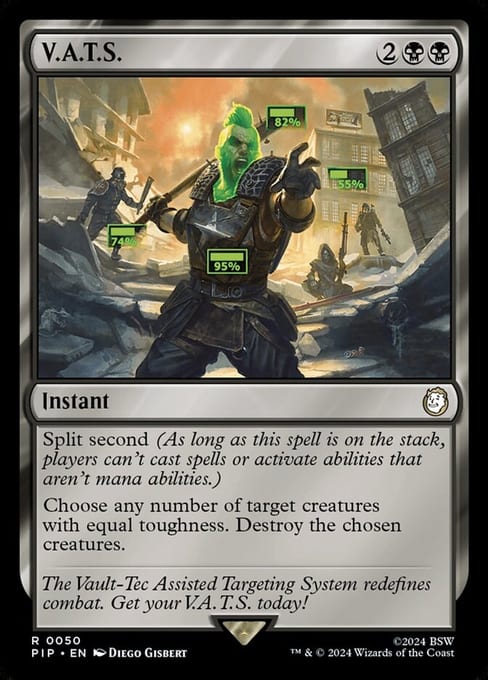 V.A.T.S., an instant from Magic: The Gathering | Fallout.