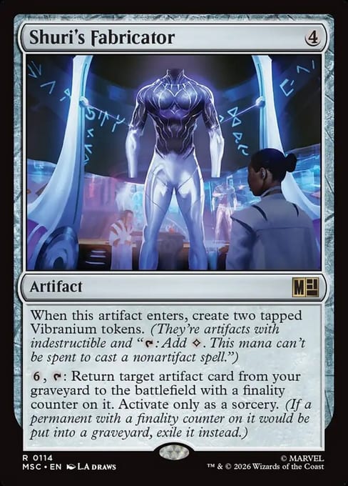 Shuri's Fabricator, Artifact from Marvel Super Heroes Commander.