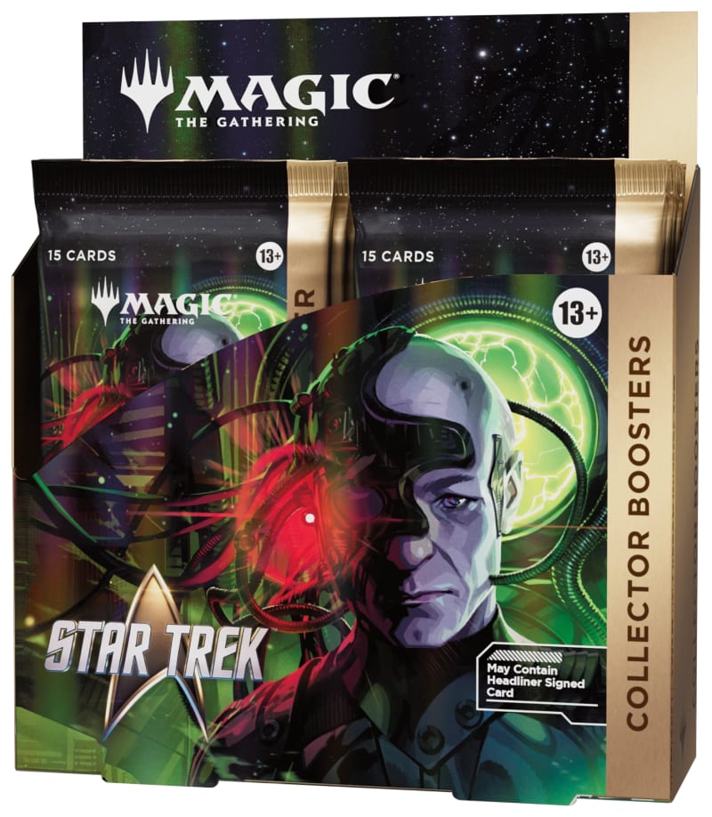 Magic: The Gathering | Star Trek Collector Booster display.