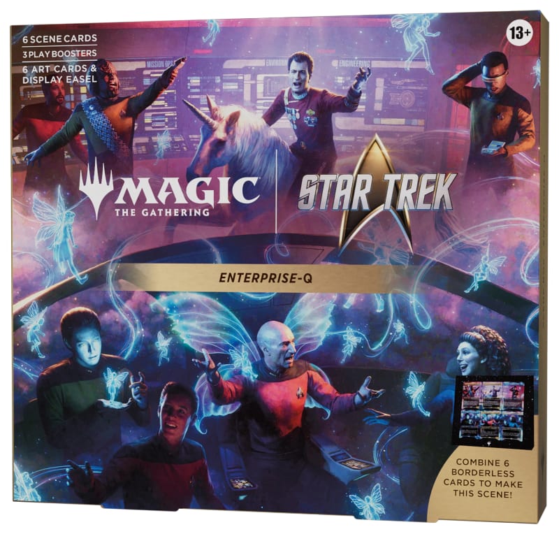 Magic: The Gathering | Star Trek Enterprise-Q Scene Box package.