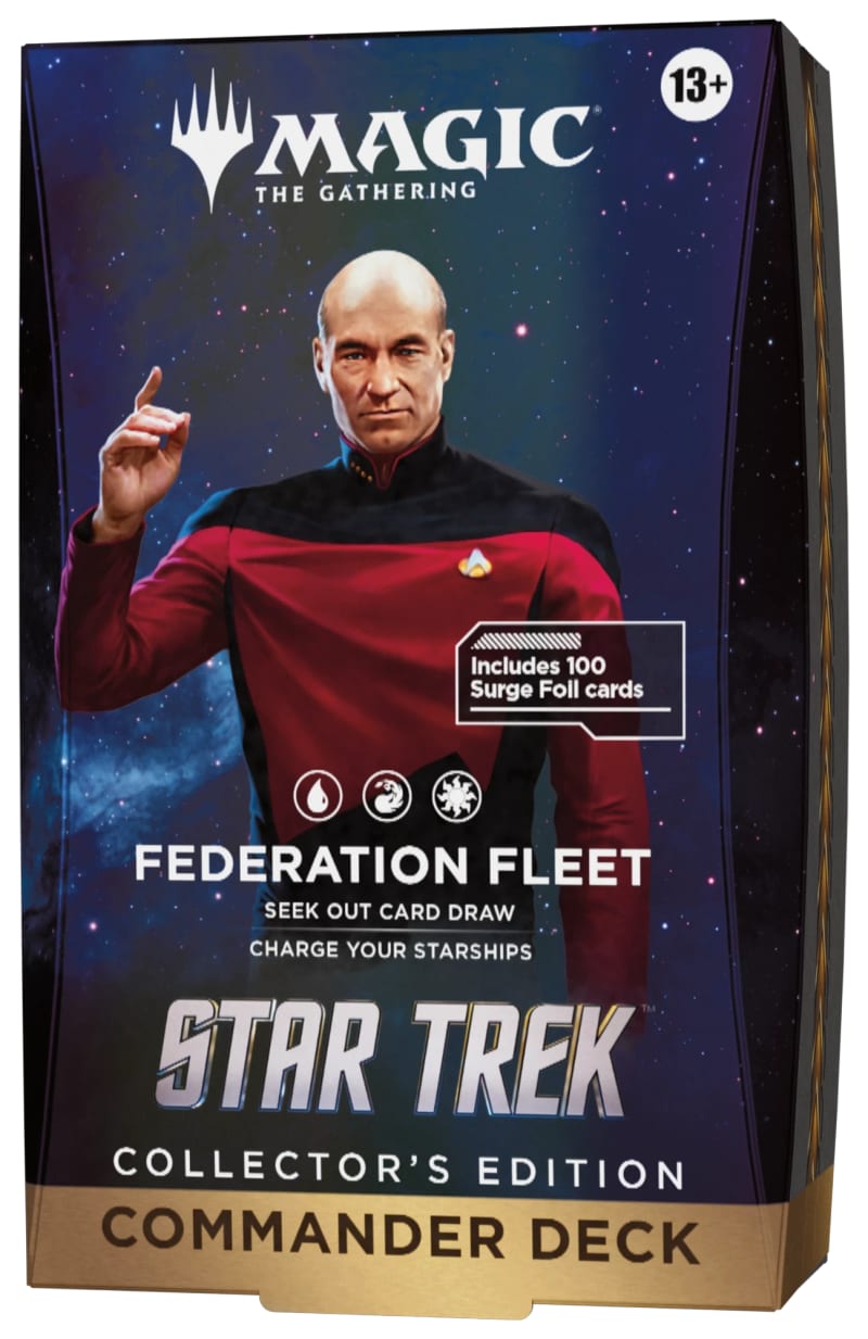 Magic: The Gathering | Star Trek Federation Fleet Collector's Edition Commander deck package.