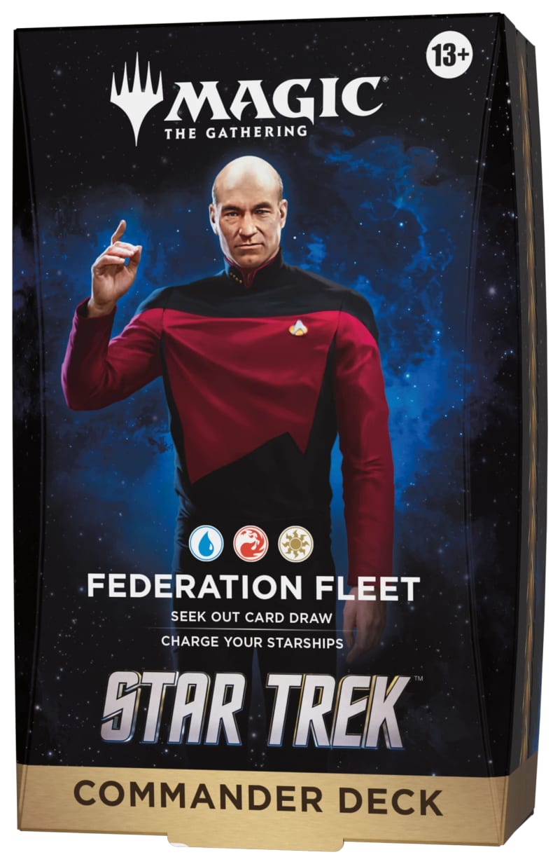 Magic: The Gathering | Star Trek Federation Fleet Commander deck package.