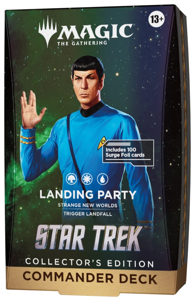 Magic: The Gathering | Star Trek Landing Party Collector's Edition Commander deck package.
