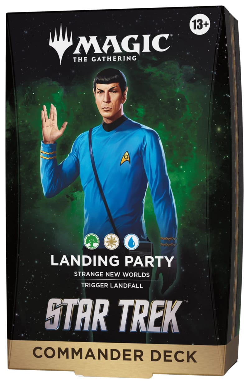 Magic: The Gathering | Star Trek Landing Party Commander deck package.