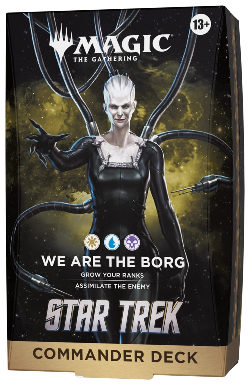 Magic: The Gathering | Star Trek We Are the Borg Commander deck package.