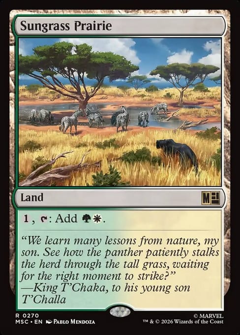 Sungrass Prairie, Land from Marvel Super Heroes Commander.