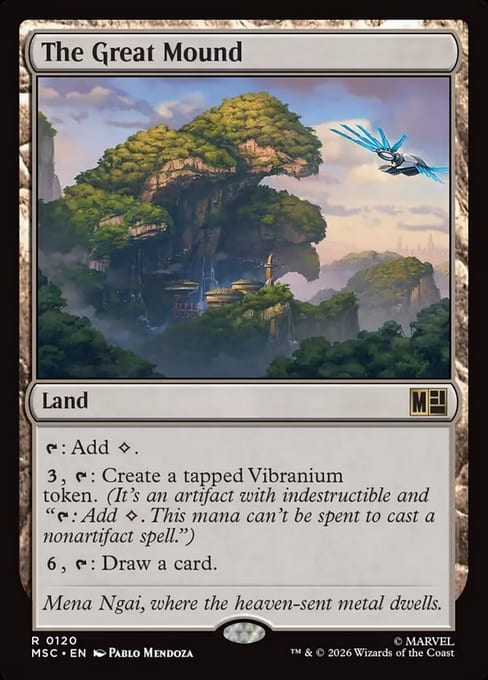 The Great Mound, Land from Marvel Super Heroes Commander.