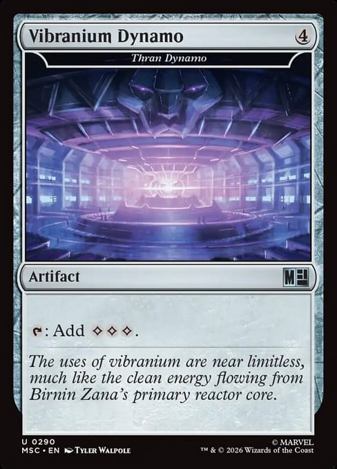 Thran Dynamo, Artifact from Marvel Super Heroes Commander.