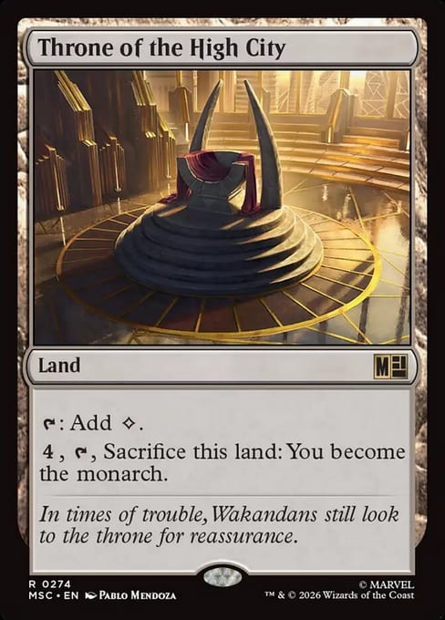 Throne of the High City, Land from Marvel Super Heroes Commander.