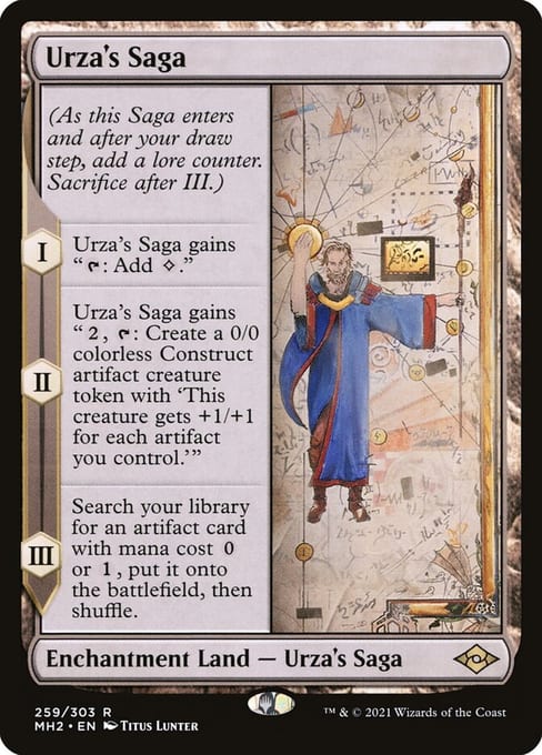 Urza's Saga, Enchantment Land Urza's Saga from Modern Horizons 2.
