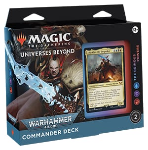 The Ruinous Powers Commander deck box for Magic: The Gathering | Warhammer 40,000.