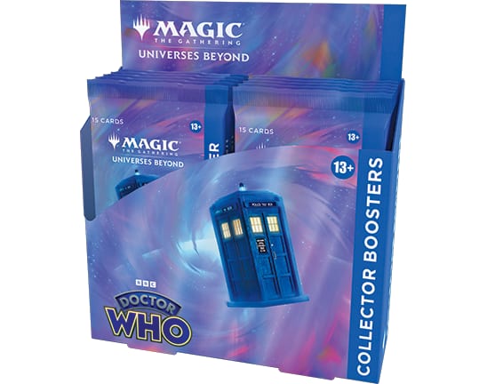 Magic: The Gathering | Doctor Who Collector Booster display box.