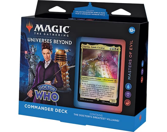 Masters of Evil Commander deck box for Magic: The Gathering | Doctor Who.