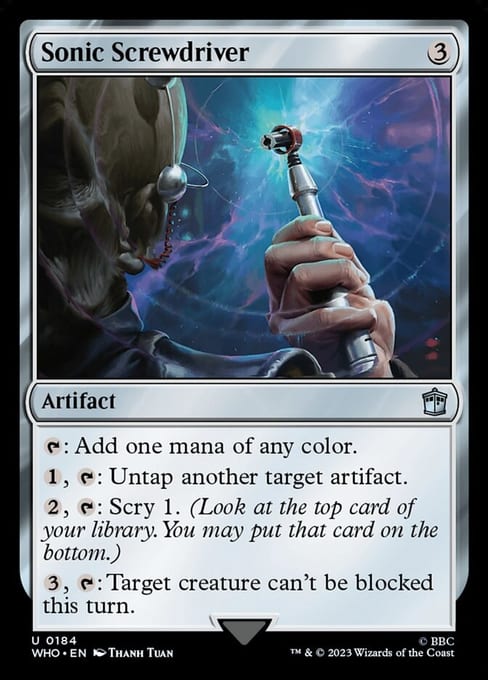 Sonic Screwdriver, an artifact from Magic: The Gathering | Doctor Who.