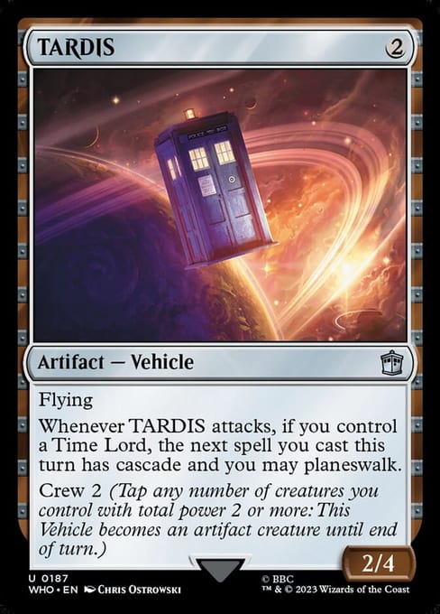 TARDIS, a legendary artifact from Magic: The Gathering | Doctor Who.