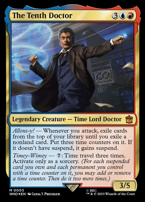 The Tenth Doctor, a legendary creature from Magic: The Gathering | Doctor Who.