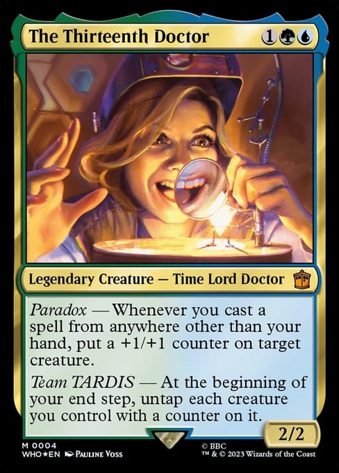 The Thirteenth Doctor, a legendary creature from Magic: The Gathering | Doctor Who.